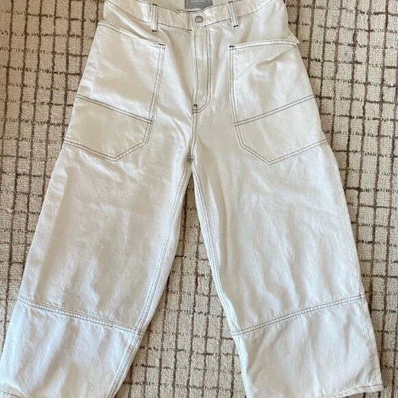 Everlane Way-High Gardener Cropped Wide Leg Jeans, Size 30 - Picture 1 of 5